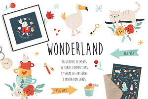 Wonderland Illustrations & Patterns