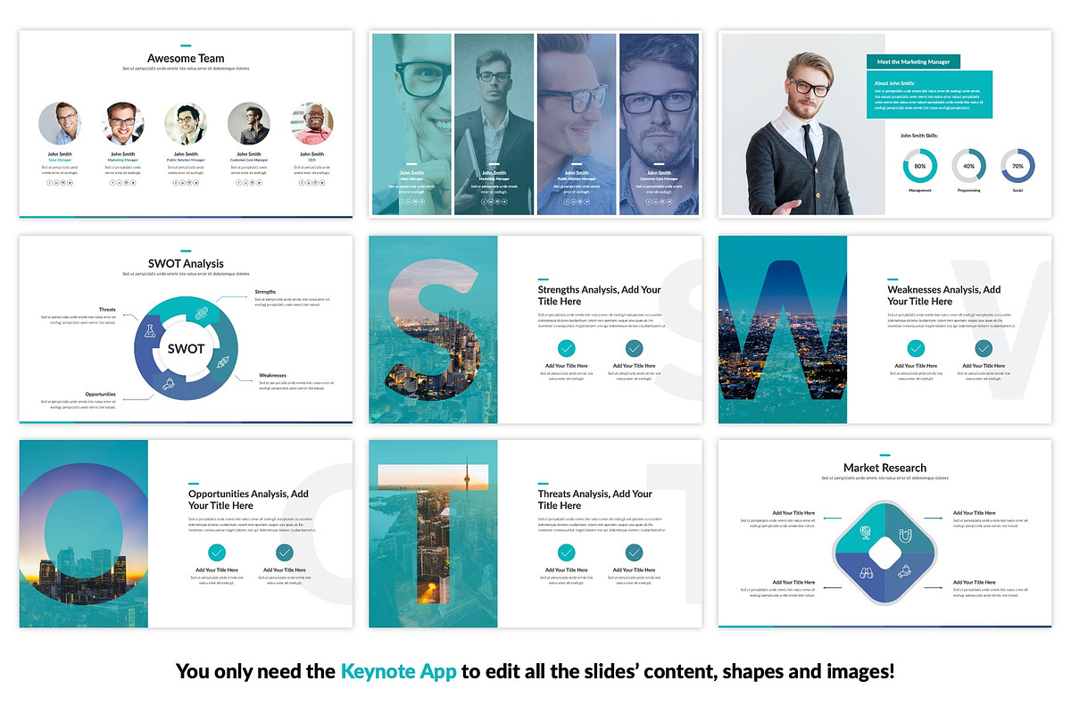 Marketing Plan Keynote Template, a Presentation Template by SlideBunny (Photo 7 of 30)