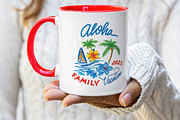 Hawaii Family Vacation T-Shirt Print, an Object Graphic by Paul Lesser (Thumbnail 5 of 6)