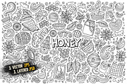 Honey Objects & Symbols Set, an Object Graphic by BALABOLKA (Thumbnail 3 of 4)