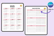 Digital Life Planner For Canva, a Stationery Template by Shumaya (Thumbnail 3 of 6)