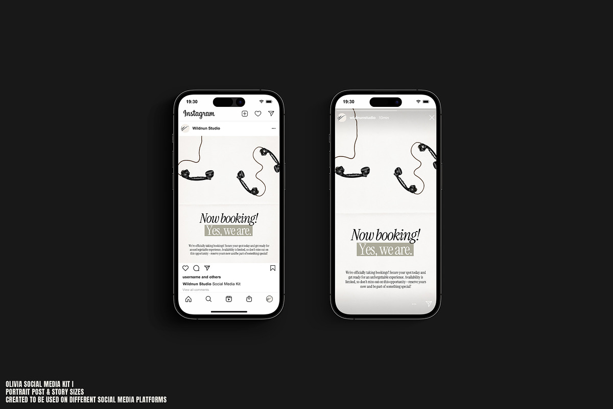 OLI / Social Media Kit (I), a Social Media Template by Wildnun Studio (Photo 4 of 16)