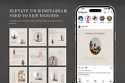 Yoga Minimal Instagram Canva, a Social Media Template by VeliusCreativeStudio (Thumbnail 3 of 9)