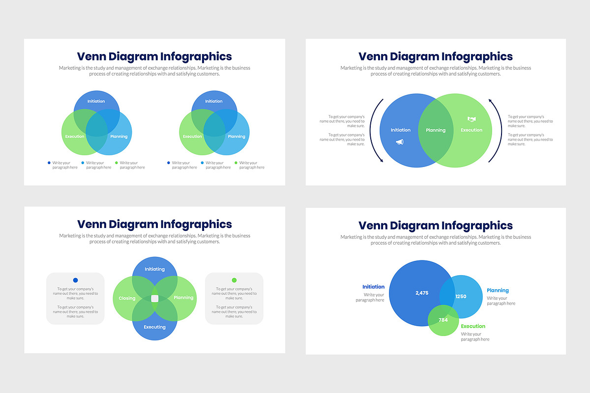 Venn Infographics, a Presentation Template by slidequest (Photo 2 of 6)