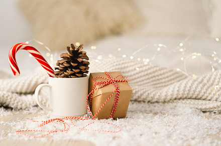 Christmas gift box and cup, a Holiday Photo by Creative Works