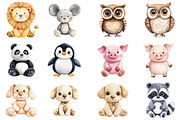 Vintage Knitted Plush Baby Animals, an Illustration by CitraGraphics (Thumbnail 4 of 5)
