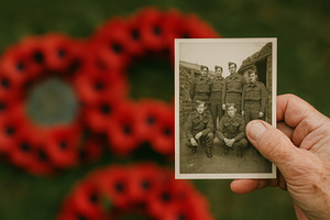 Armistice Remembrance Day concept wi, a Photo by Dvoevnore photos