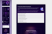SAAS, Startup & Technology Website, a Wix Template by Kitteeh (Thumbnail 5 of 20)