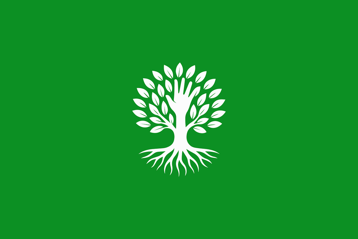 Green Hand Tree Logo Growth and Care, a Branding & Logo Template by Signatoro (Photo 2 of 3)