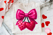 Faux Crochet Valentines Day Png, an Illustration by CreationArt (Thumbnail 3 of 6)