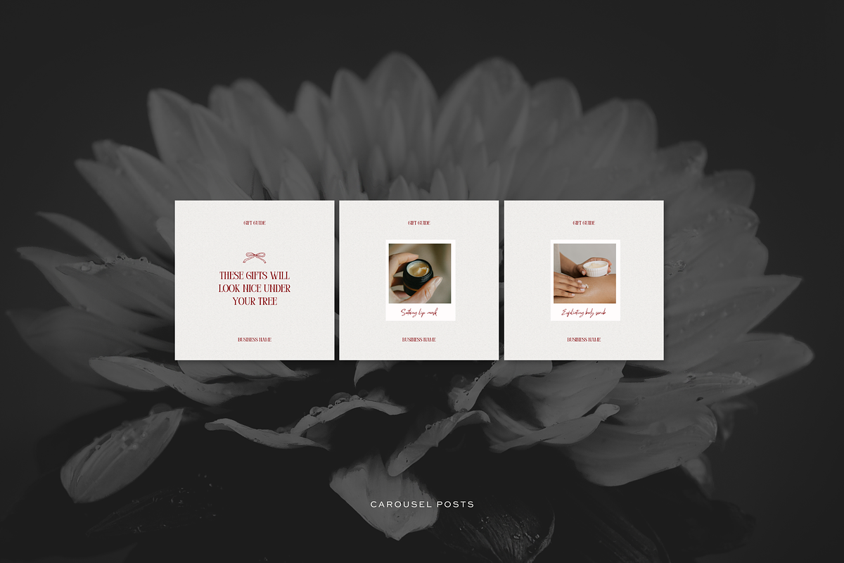 20 Christmas Canva Templates, a Social Media Template by Sikoya Design (Photo 3 of 5)