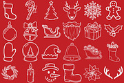 Christmas Hand-Drawn Clipart Png, an Illustration by Daily.Designs (Thumbnail 5 of 5)