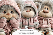 Whimsical teddy bear set, an Illustration by SinaCreation (Thumbnail 1 of 11)
