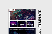 DJ & Disco Website Template, a Wix Template by Kitteeh (Thumbnail 4 of 21)