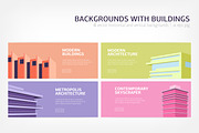 Modern architecture backgrounds, a Work Illustration by Good Studio (Thumbnail 1 of 7)