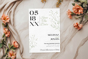 Modern Sage Green Wedding Invitation, an Invitation Template by Hotpin (Thumbnail 2 of 5)