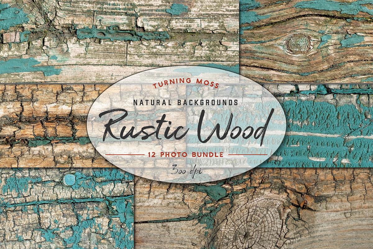 Rustic Wood Background Texture Bundl, a Texture Graphic by Turning Moss (Photo 1 of 9)