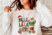 Fa la la la latte PNG, Funny Christm, an Illustration by Rose Art (Thumbnail 4 of 4)