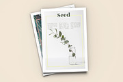 Seed - A4 Magazine Template, a Magazine Template by Tèrso. (Thumbnail 1 of 10)