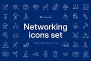 Networking Icon Collection, an Outline Icon by Prosymbols (Thumbnail 1 of 7)