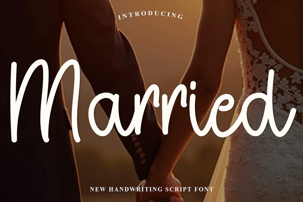 Married, a Handwritten Font by InermediaSTUDIO (Photo 1 of 7)