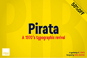 Pirata · 50% Off!, a Font by W Type Foundry (Thumbnail 1 of 5)