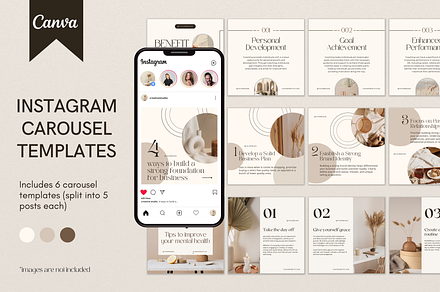Aesthetic Instagram Canva Carousel