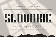 Slovakie Typeface, a Serif Font by Almeera Std (Thumbnail 1 of 10)