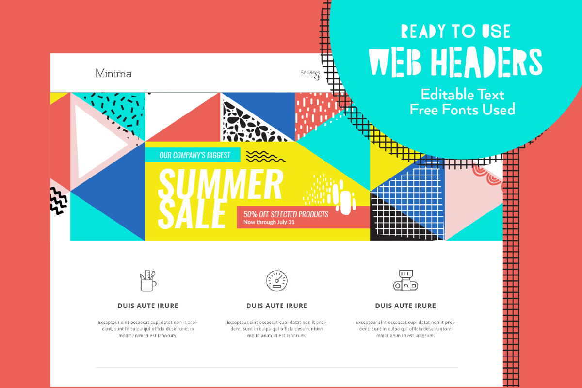 Summer Memphis Patterns + Templates, a Pattern Graphic by Anugraha Design (Photo 6 of 9)