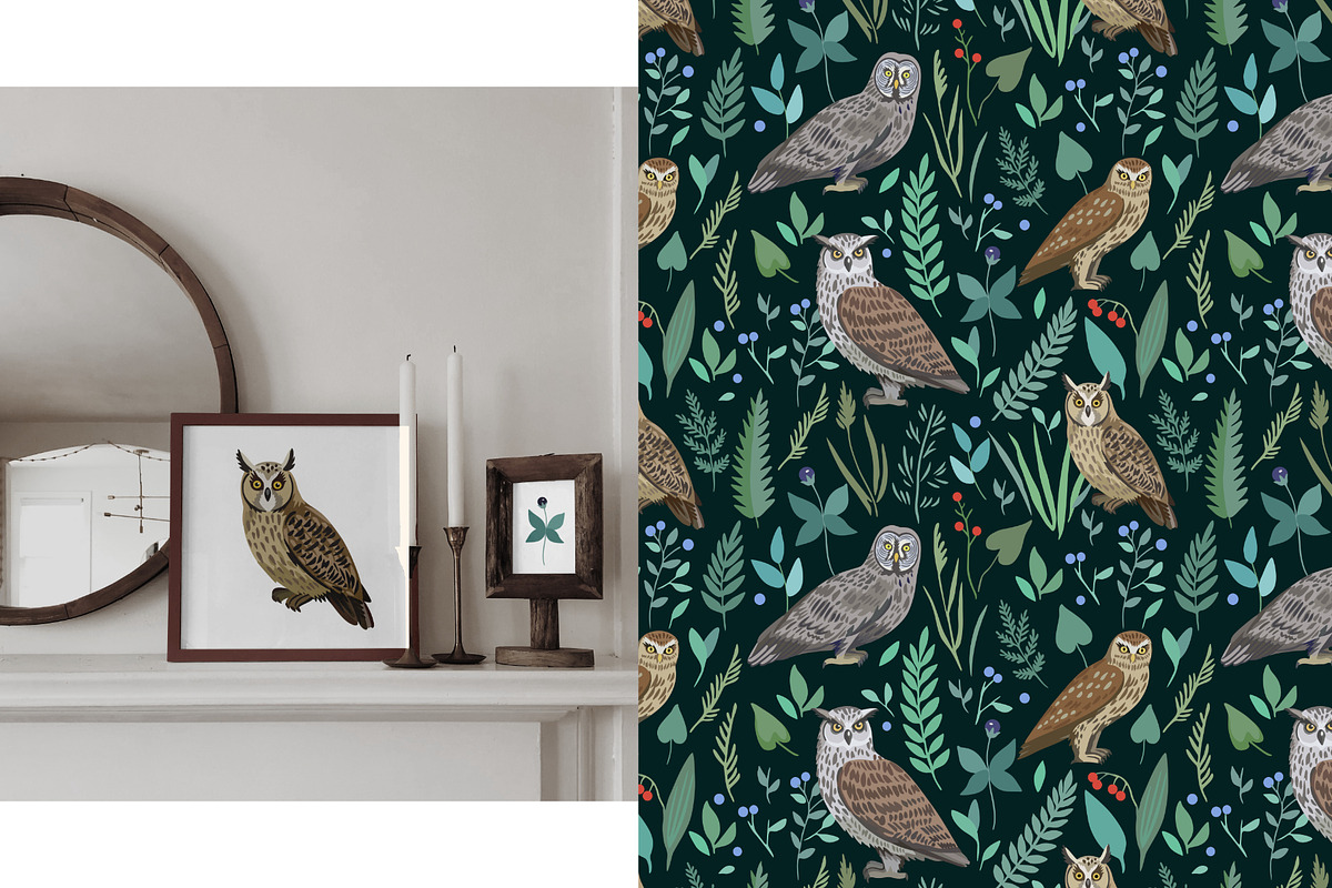 Magic forest collection, a Pattern Graphic by Robusta (Photo 6 of 14)