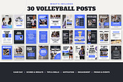 Volleyball Instagram Social Media, a Marketing Template by Daring Digies (Thumbnail 2 of 10)