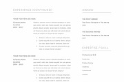 Resume / CV, a Resume Template by Peunayah (Thumbnail 5 of 7)