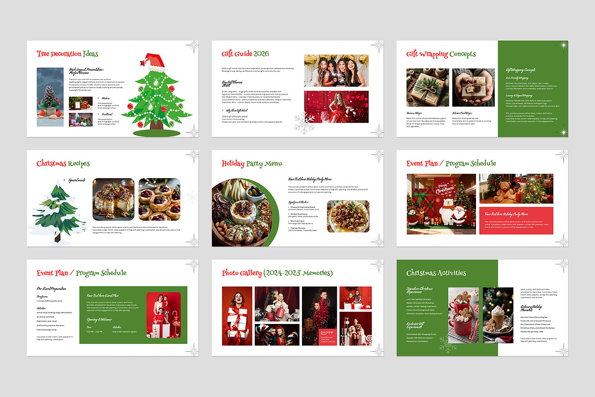 Christmas Presentation Template, a Presentation Template by Creatiya Type (Photo 6 of 8)
