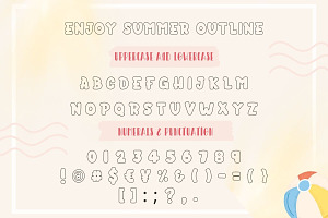 Enjoy Summer Display Font