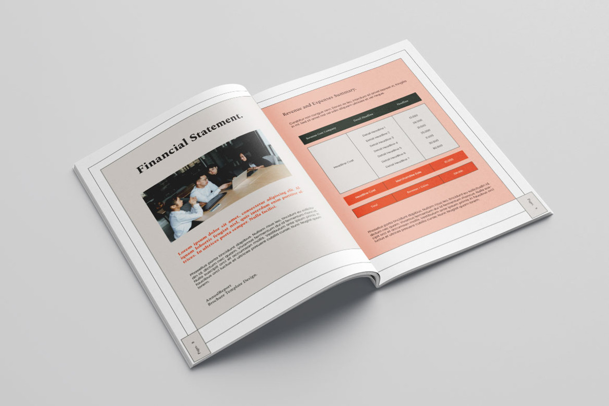 Annual Report Vol.59, a Brochure Template by Bewalrus Studio (Photo 3 of 11)
