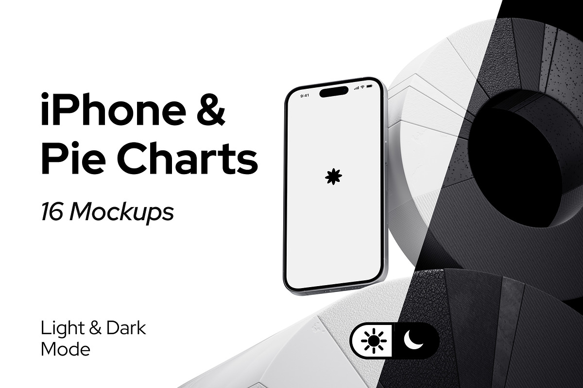 Finance Themed iPhone 14 Pro Mockups | Creative Market