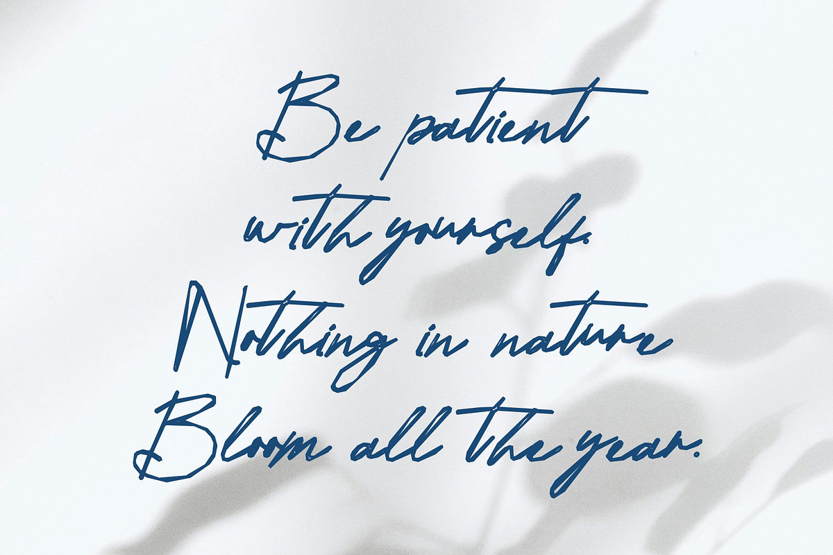 CS Baylora Stamp, a Script Font by Craft Supply Co. (Photo 2 of 8)