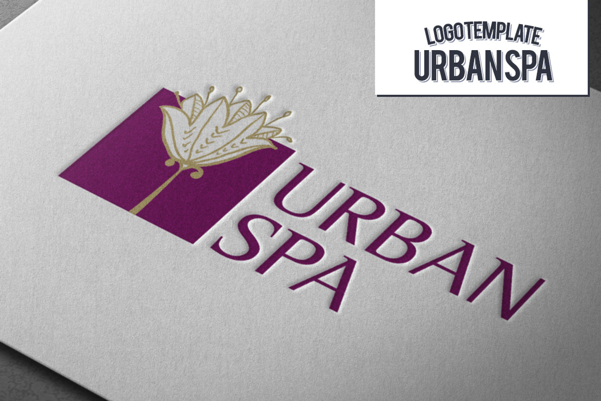 Urban Spa Logo, a Branding & Logo Template by Exit3