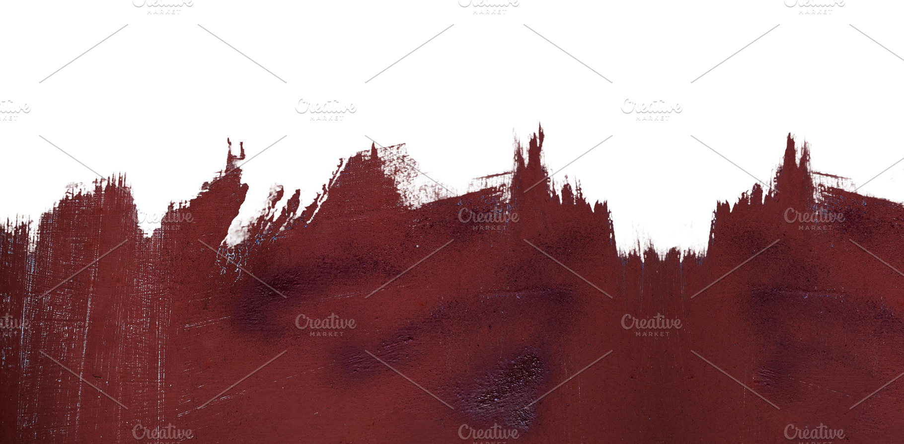 Abstract wide stripe of dark burgundy paint with textured brush, a Background Photo by ndanko