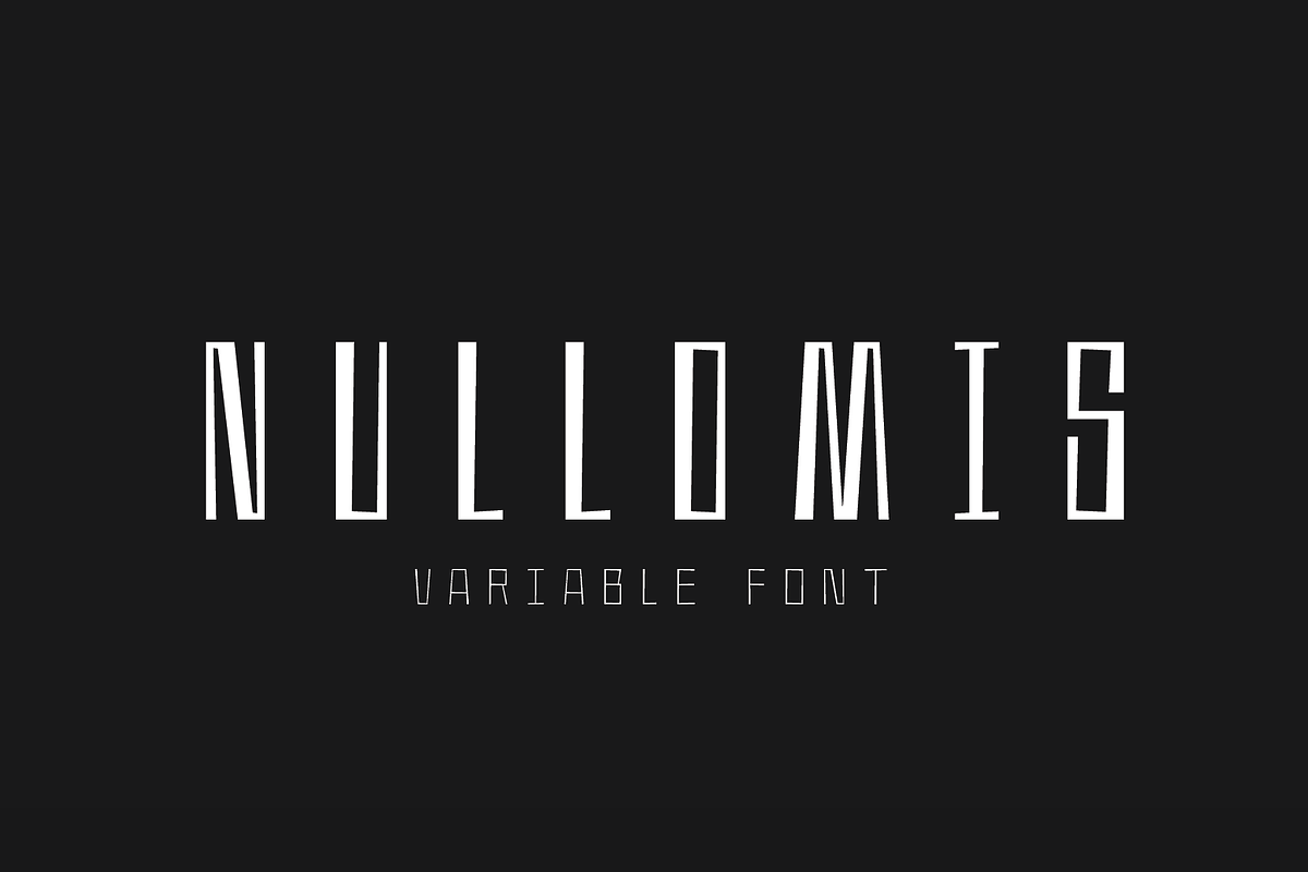 Nullomis — Variable font