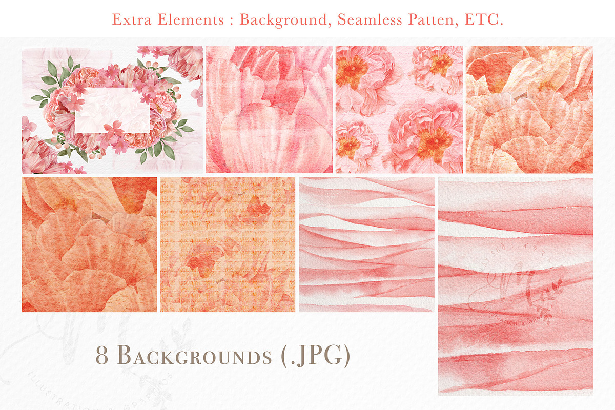 Elegant Florals Bundle 60% OFF, a Person Illustration by May • SHO (Photo 25 of 26)