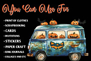 Groovy Halloween Clipart, an Illustration by CreationArt (Thumbnail 9 of 9)