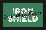 Steel Plate - Display Font, a Font by PutraCetol Studio (Thumbnail 4 of 5)
