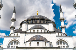 Melike hatun mosque in ankara turke featuring ankara, turkey, and mosque, an Architecture Photo by Leonid Andronov