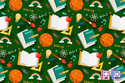 School Pattern Background, a Pattern Graphic by MISS CHATZ (Thumbnail 2 of 3)