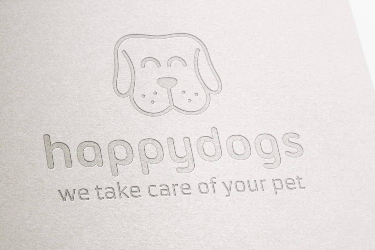 Happy Dog Logo, a Branding & Logo Template by Sargatal (Photo 4 of 4)