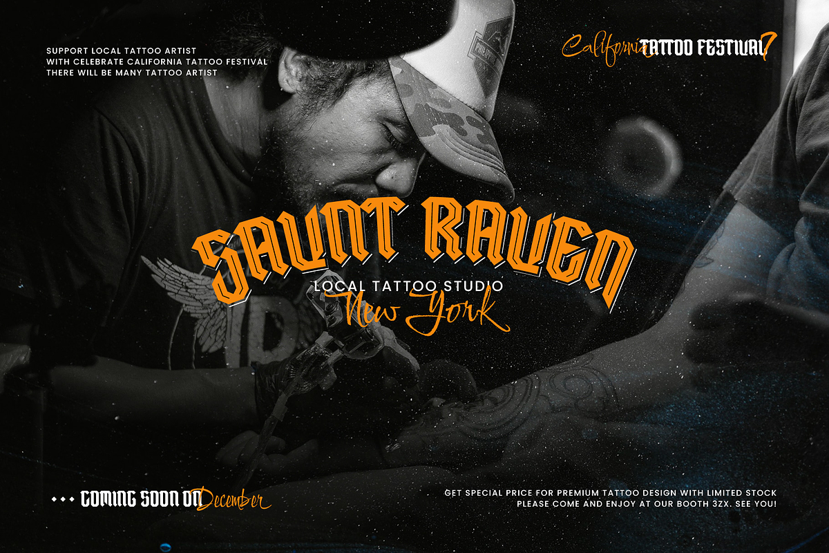 Ezpaqueltra, a Blackletter Font by ilhamtaro (Photo 5 of 10)