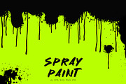 Spray Paint Art Set, a Texture Illustration by Vectorwins Premium Shop (Thumbnail 1 of 4)