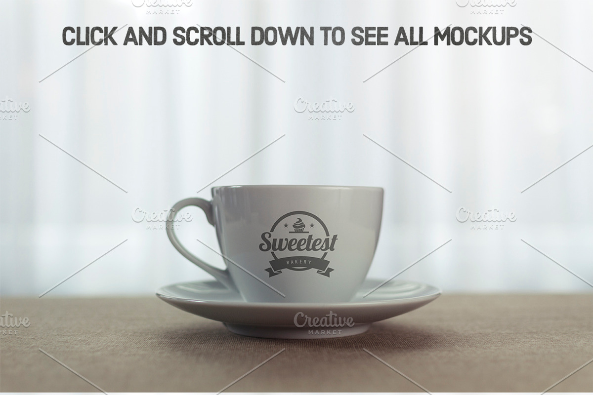 7 Coffee Cup Mockups - Save over 50%, a Cups & Container Mockup by Gabor Monori (Photo 2 of 2)