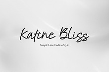 Kafine Bliss - Monoline Font